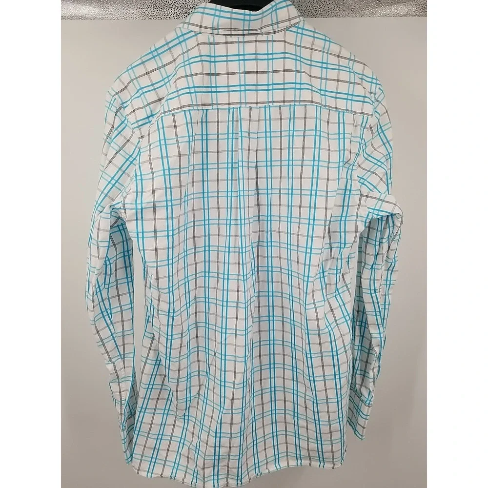 Tommy Hilfiger Long Sleeve Button Up Custom Fit Plaid Shirt 15.5-16 Medium‎ - Picture 6 of 6